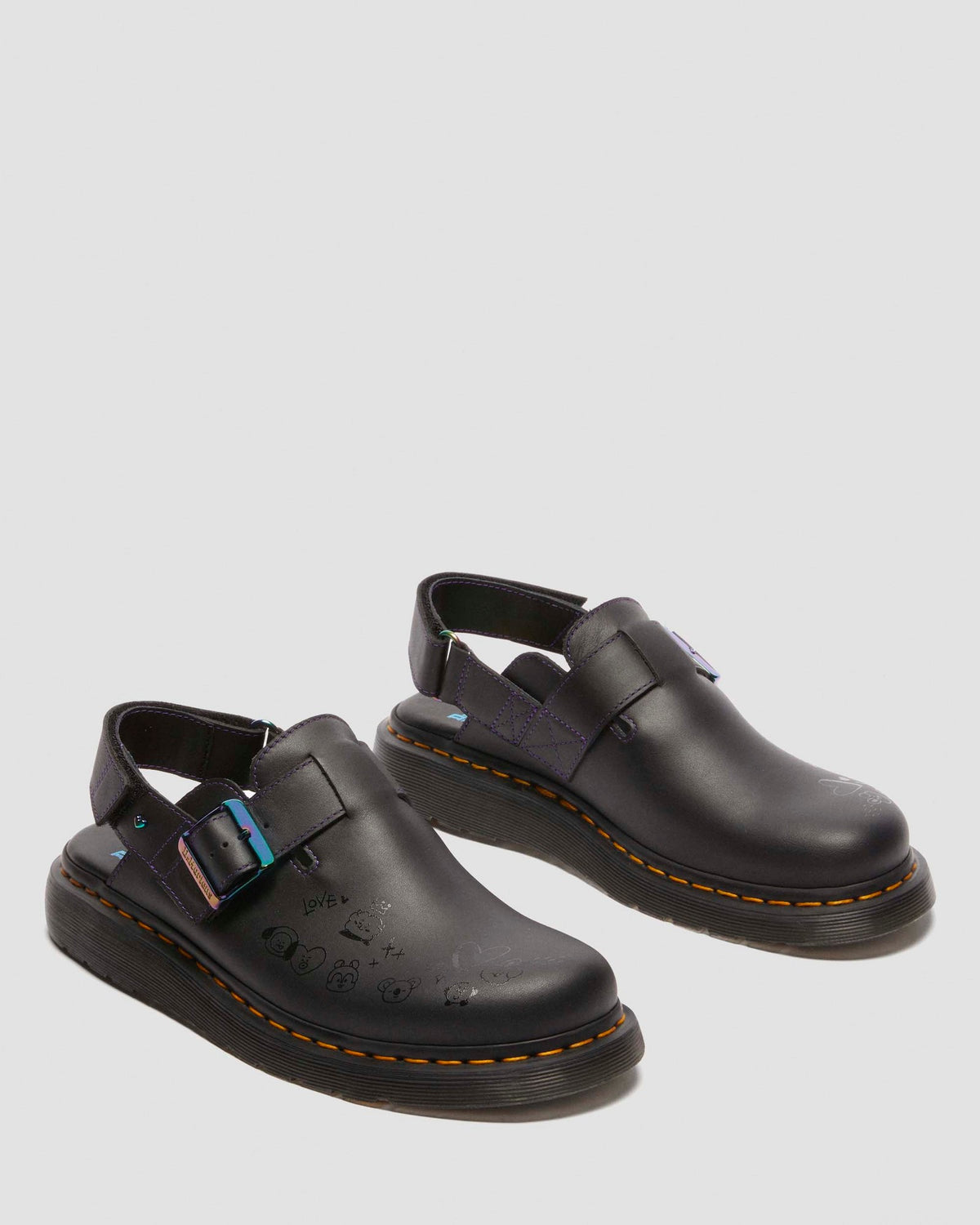 Jorge II BT21 Leather Slingback Mules - view 4
