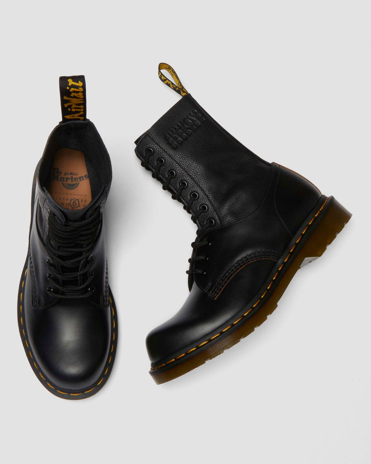 1490 / 1461 MM6 Leather Lace Up Boots - view 9