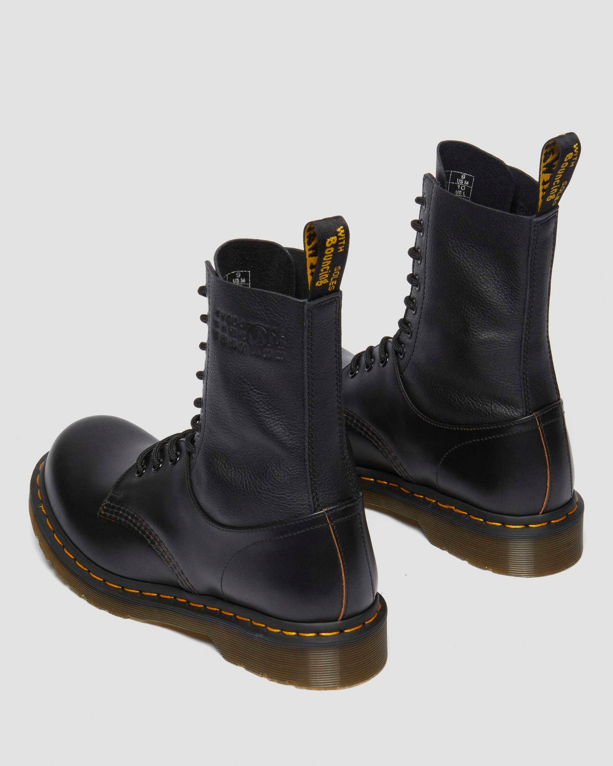 1490 / 1461 MM6 Leather Lace Up Boots - view 5