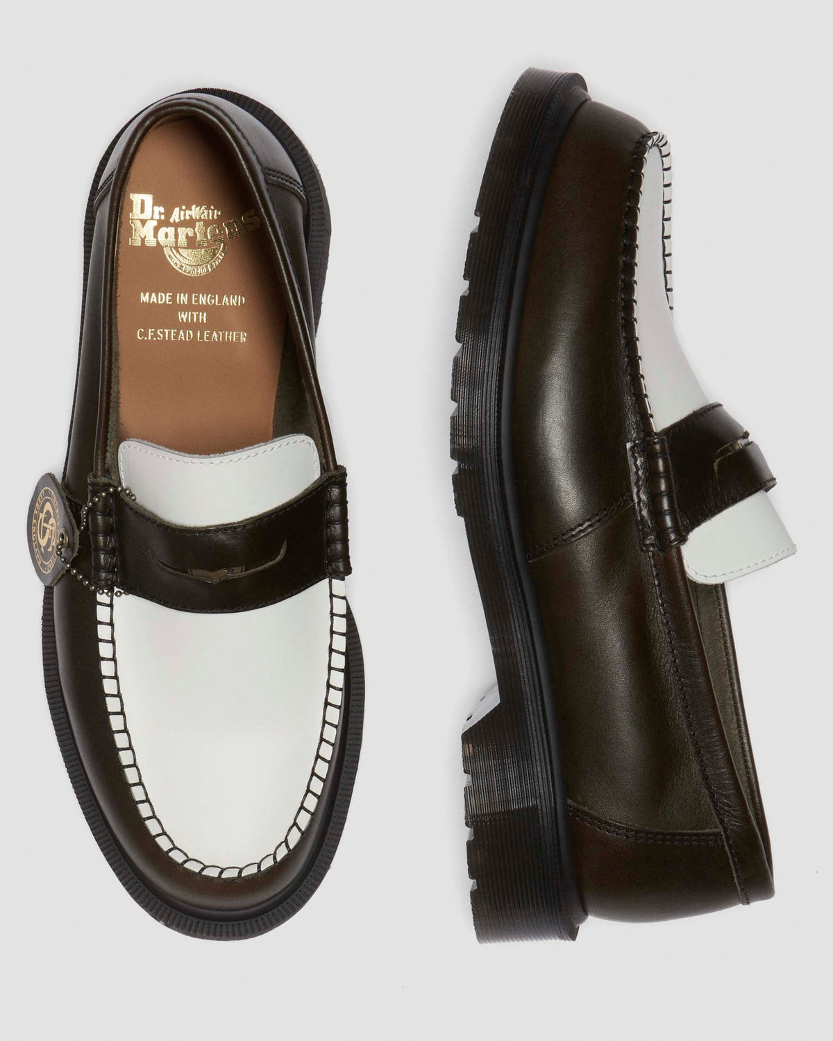 Penton Made In England Two-Tone Leather Loafers - view 9