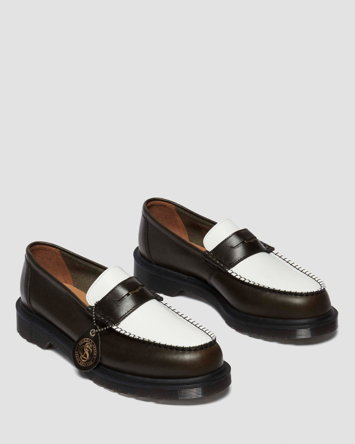 Penton Made In England Two-Tone Leather Loafers - view 4