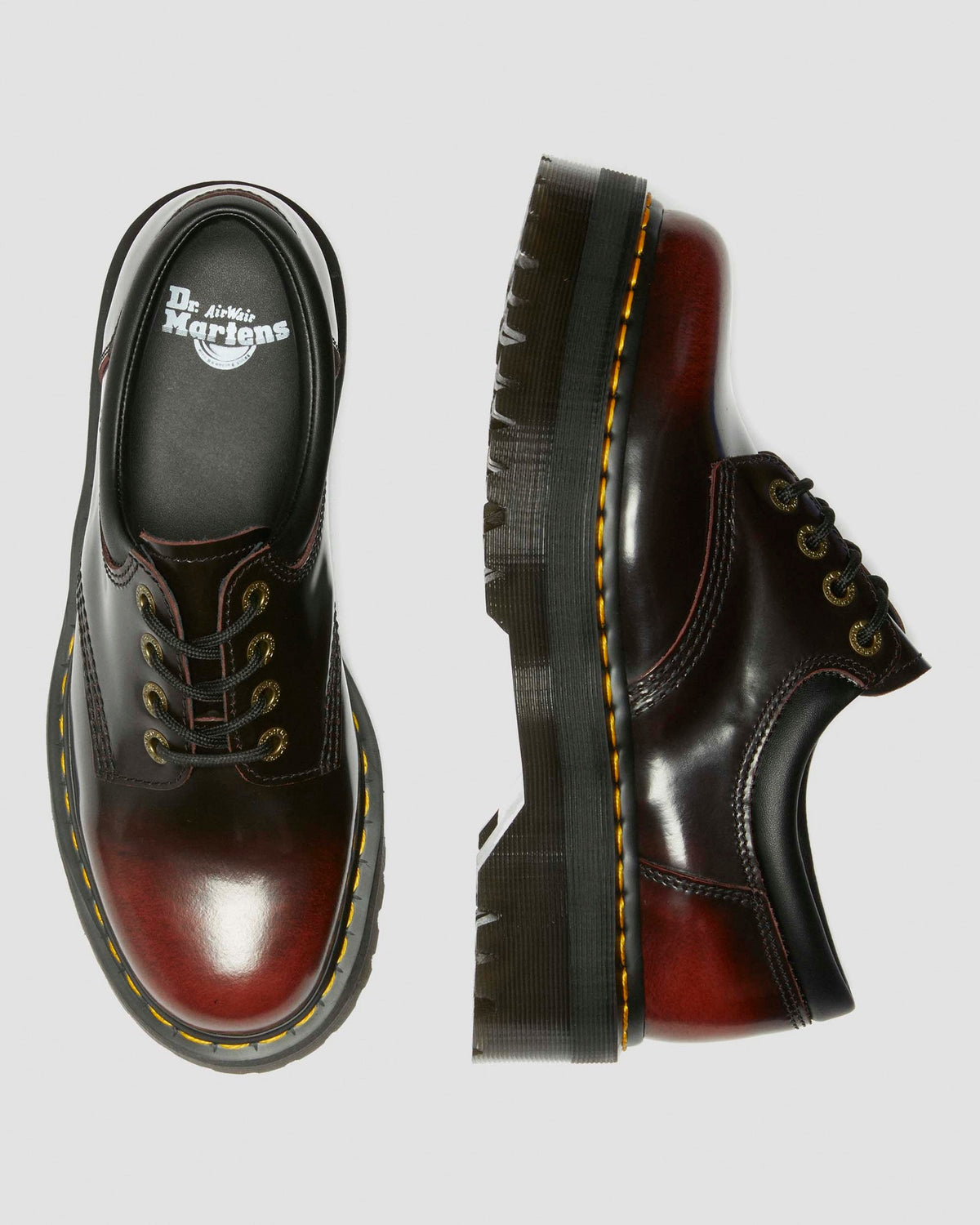 8053 Quad Arcadia Leather Platform Shoes - view 9