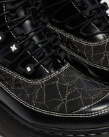 JADON FRILL SMOOTH LEATHER PLATFORM BOOTS - view 7
