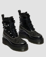 JADON FRILL SMOOTH LEATHER PLATFORM BOOTS - view 4