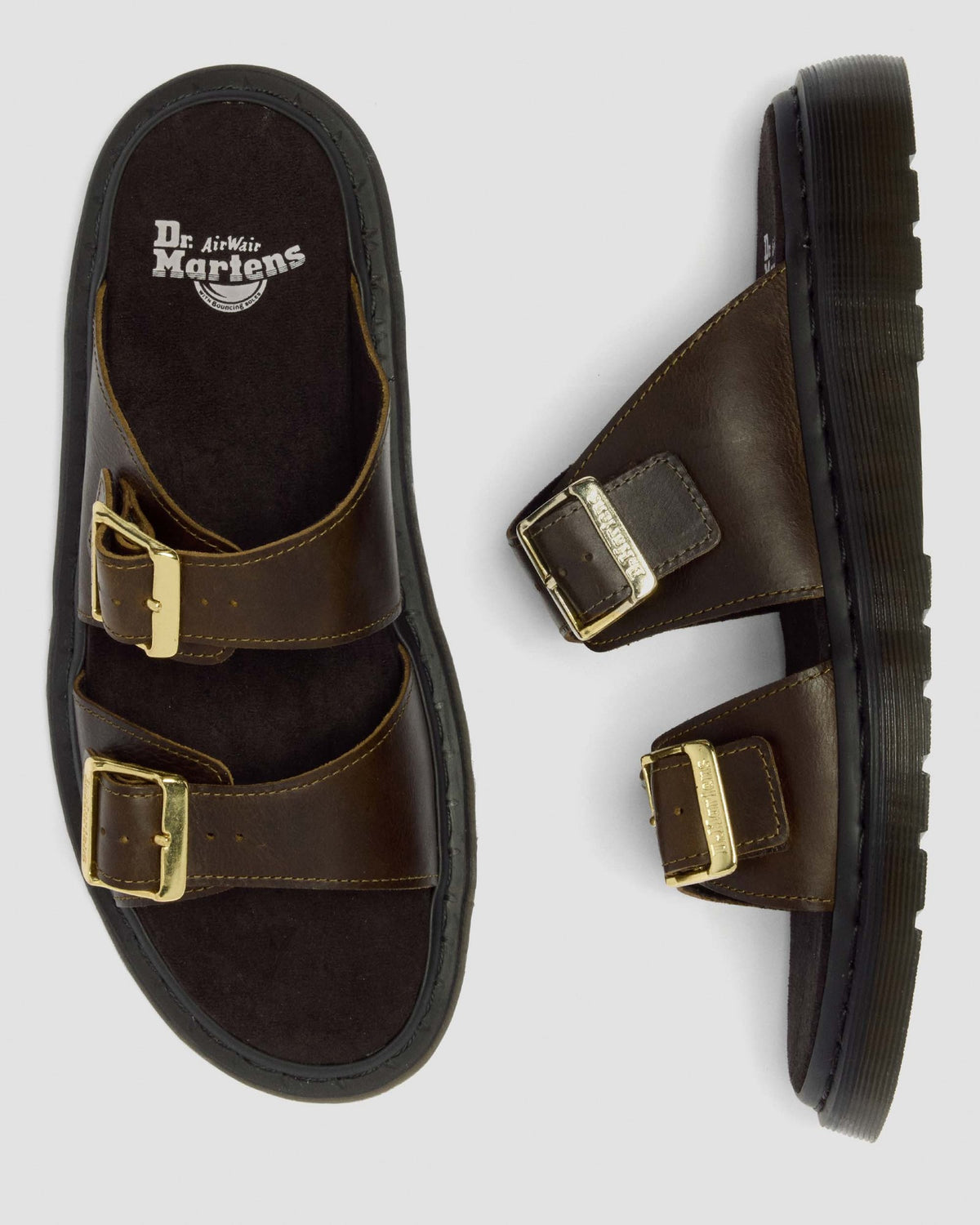 Josef Two Strap Leather Sandals - view 9