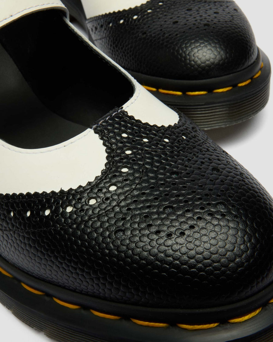 Mary Jane Monochrome Leather Shoes - view 3