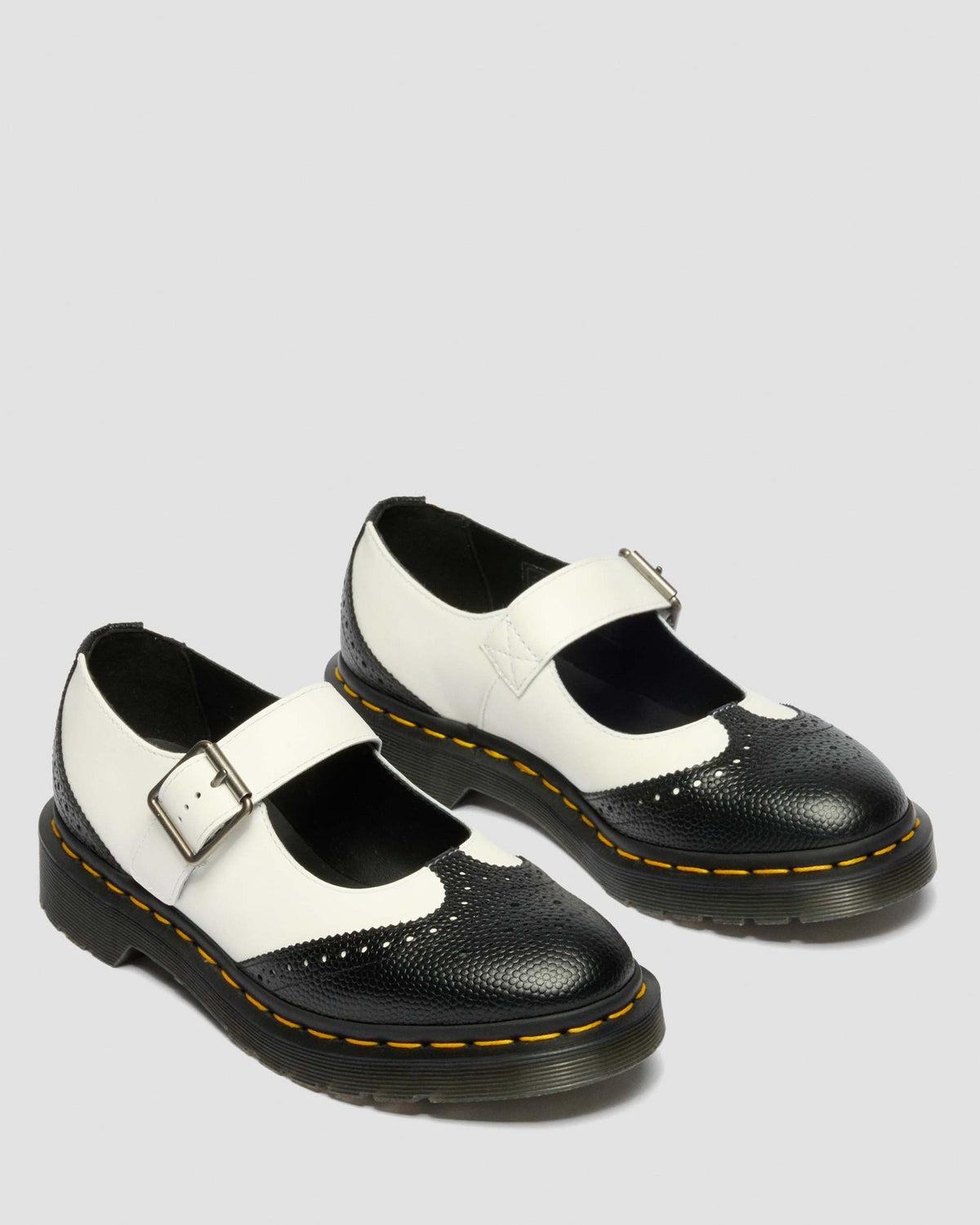 Mary Jane Monochrome Leather Shoes - view 4