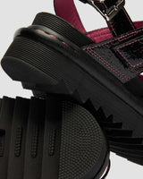 Voss II Distressed Patent Leather Sandals - view 7