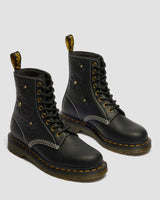 1460 Pascal Flower Grizzly Leather Boots - view 4