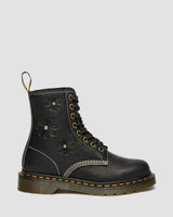 1460 Pascal Flower Grizzly Leather Boots - view 6