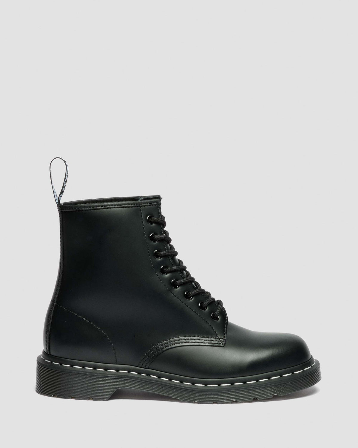 1460 White Stitch Smooth Leather Lace Up Boots - view 6