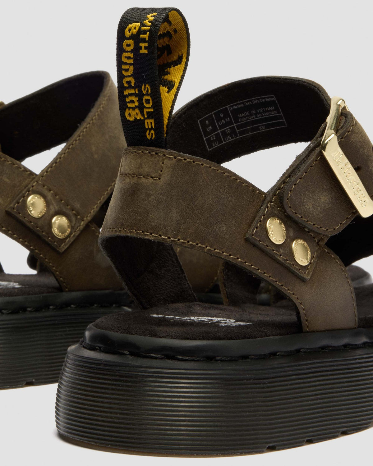 Gryphon Leather Gladiator Sandals - view 7