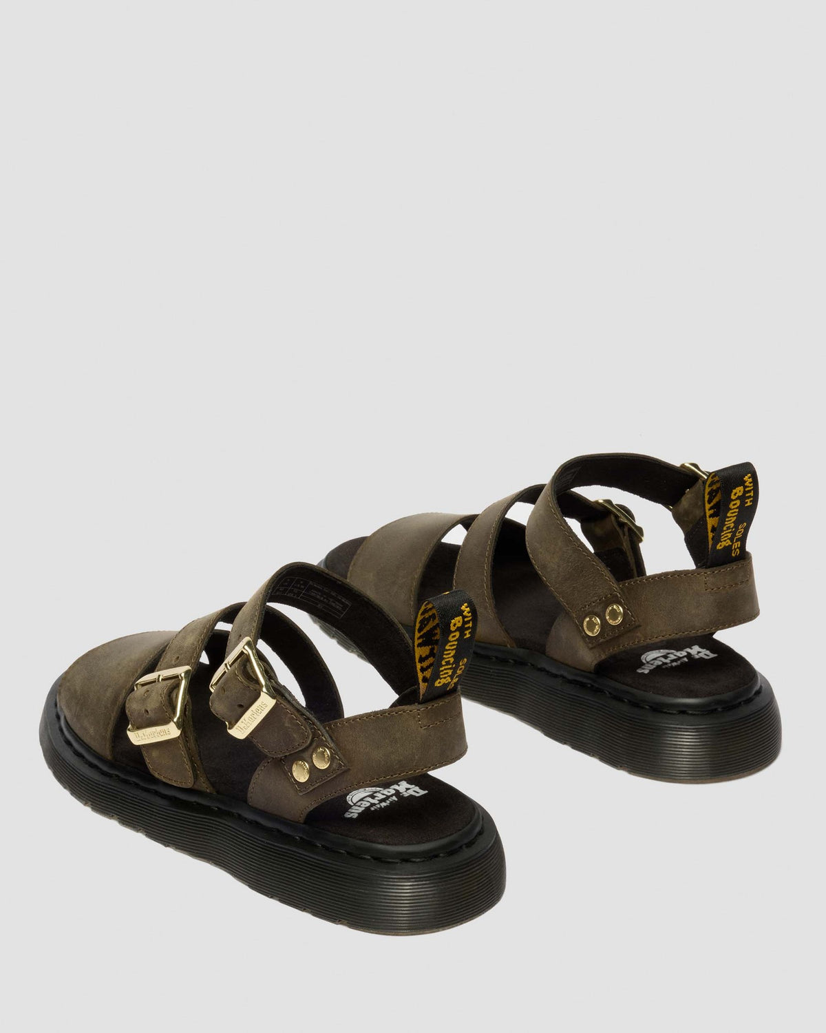 Gryphon Leather Gladiator Sandals - view 5