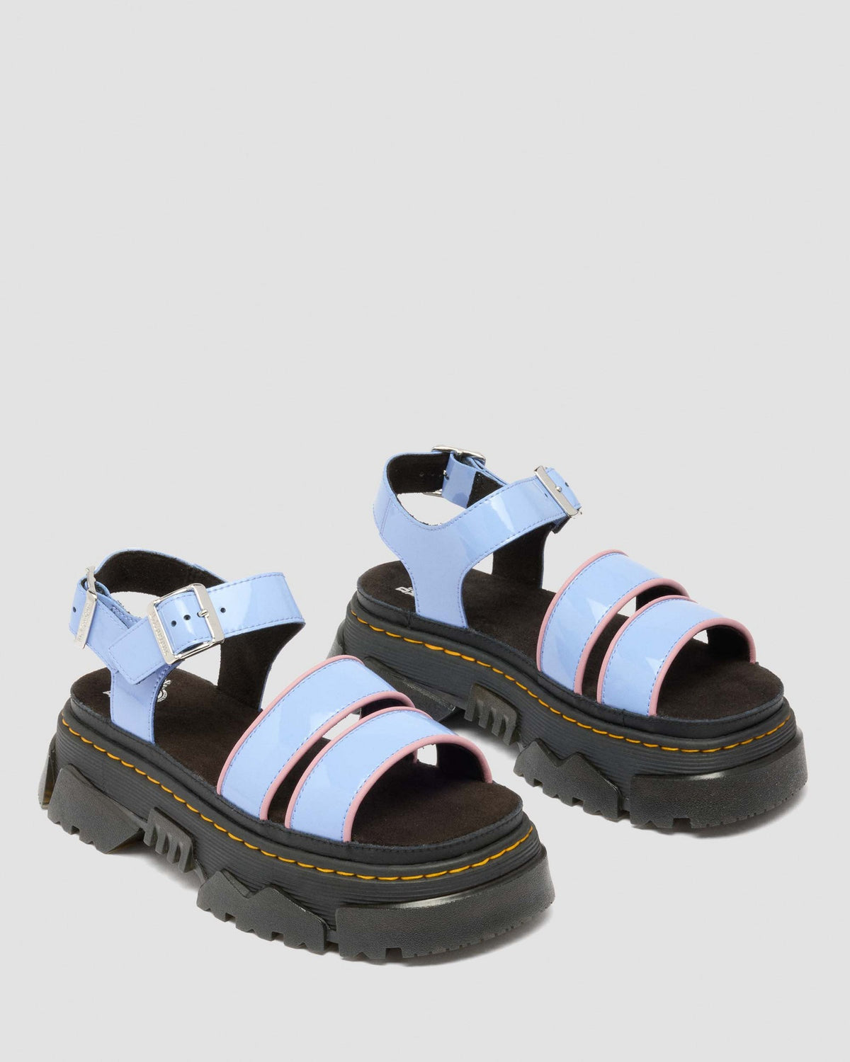 Mattison Two Strap Soft Patent Leather Sandals - view 4