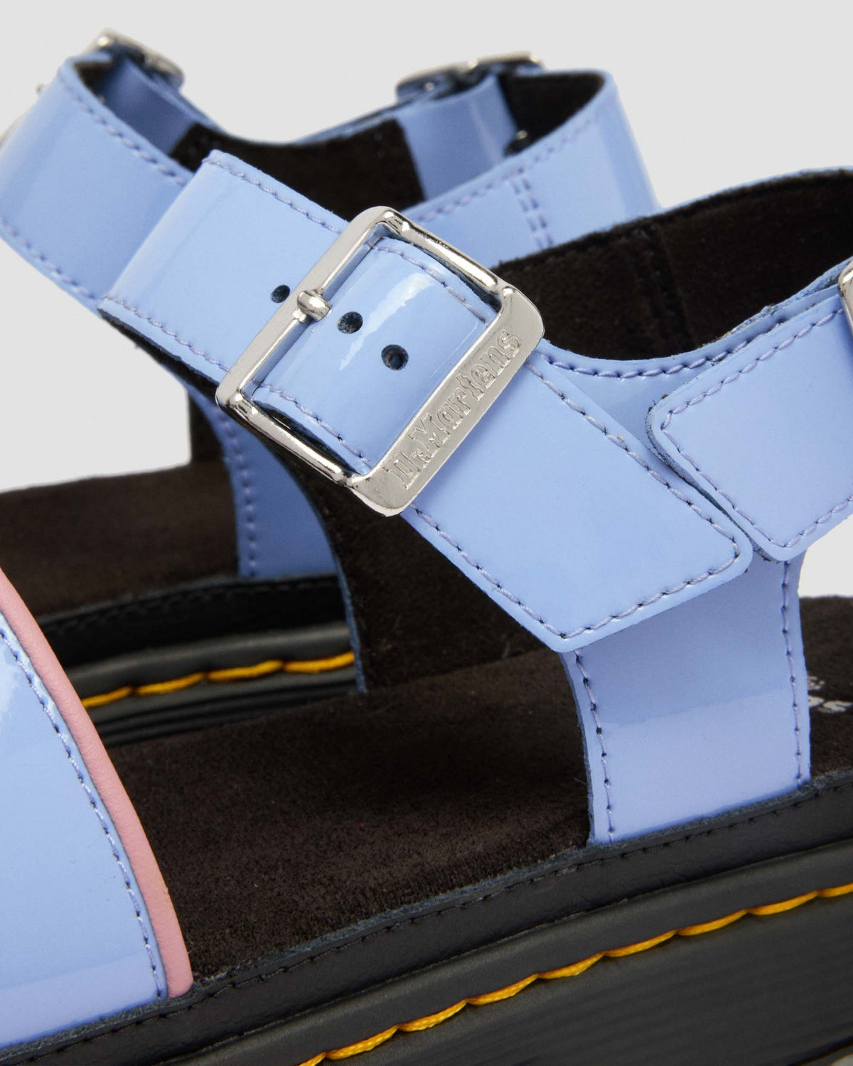 Mattison Two Strap Soft Patent Leather Sandals - view 3