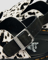 Zebzag Dalmatian Hair On Leather Platform Mules - view 7