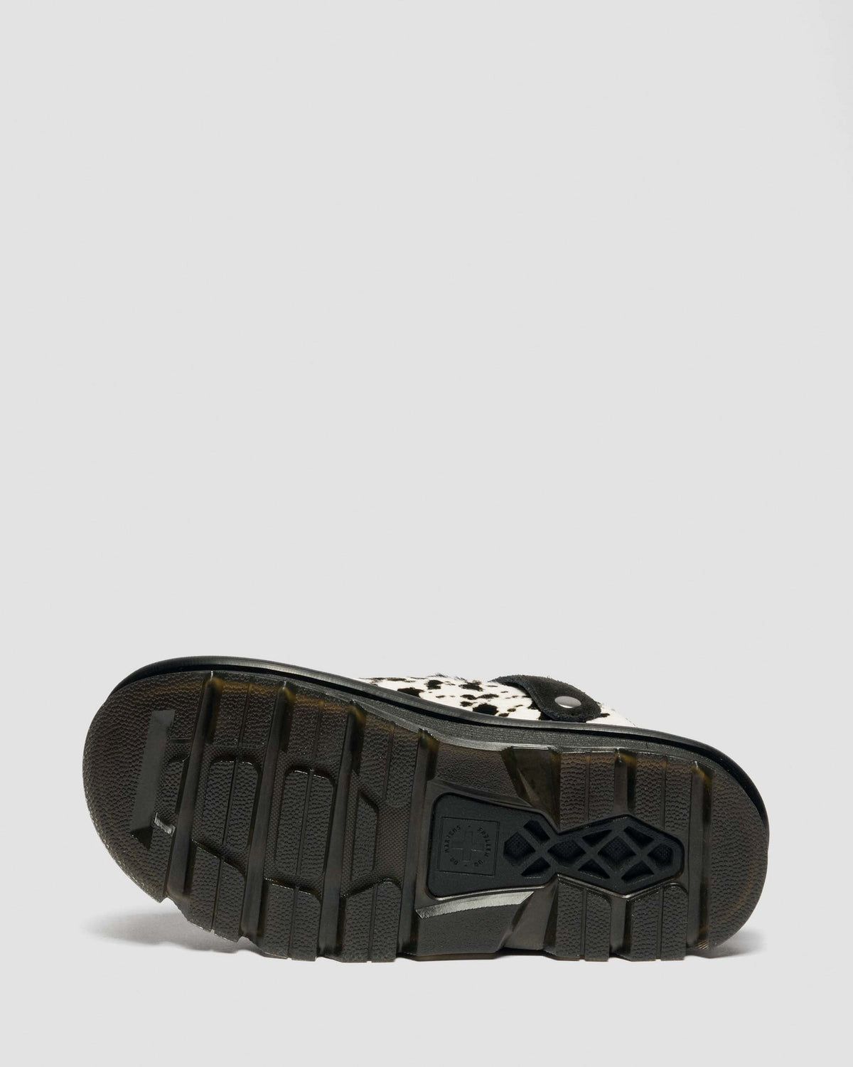 Zebzag Dalmatian Hair On Leather Platform Mules - view 8