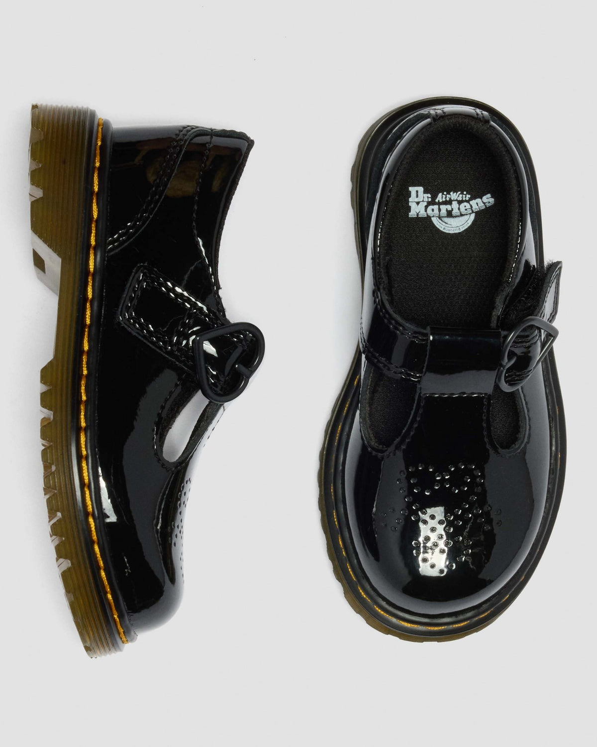 Toddler Polly II Heart Patent Leather Shoes - view 9