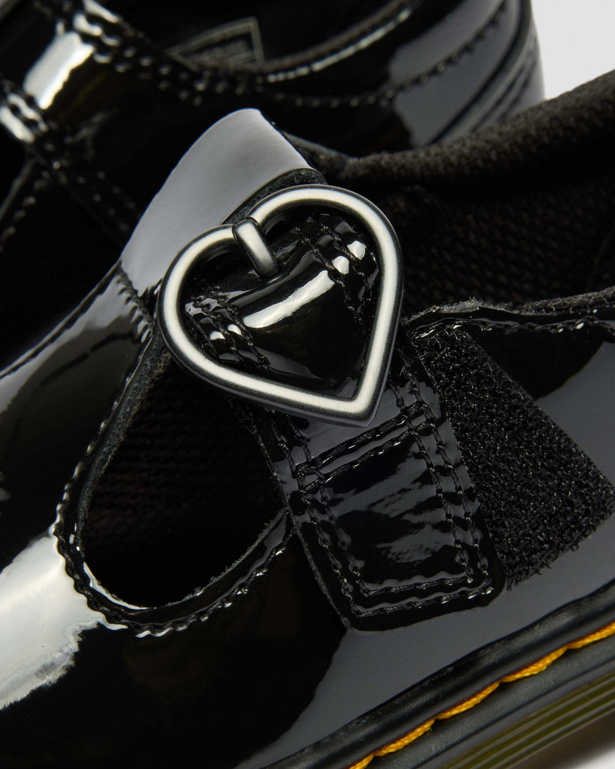 Toddler Polly II Heart Patent Leather Shoes - view 3