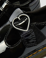 Toddler Polly II Heart Patent Leather Shoes - view 3