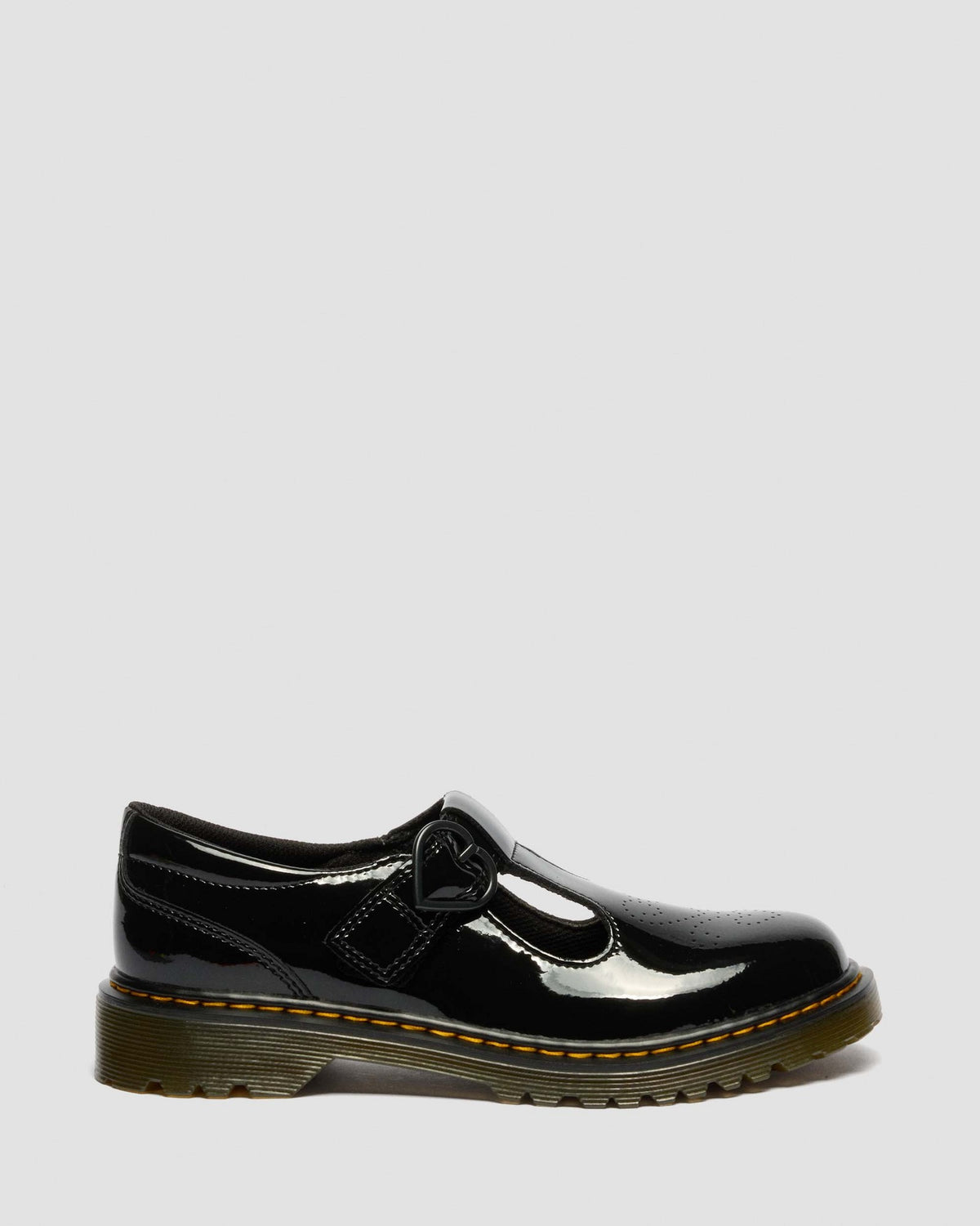 Youth Polly II Heart Patent Leather Shoes - view 6