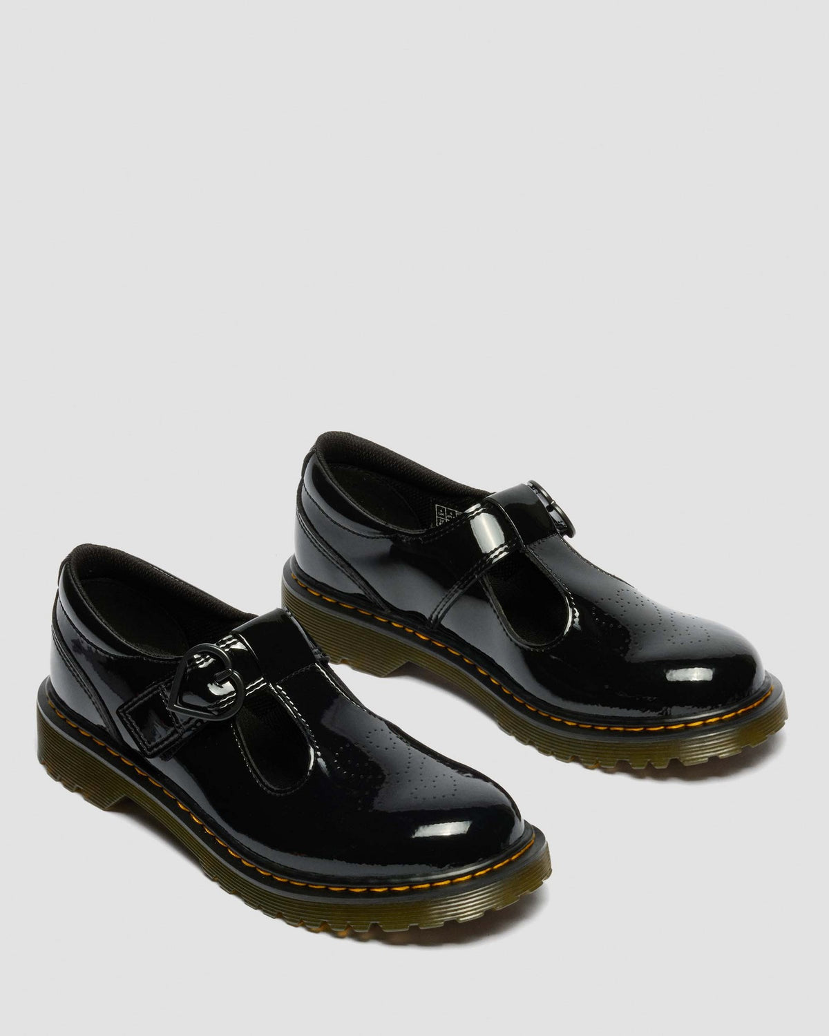Youth Polly II Heart Patent Leather Shoes - view 4