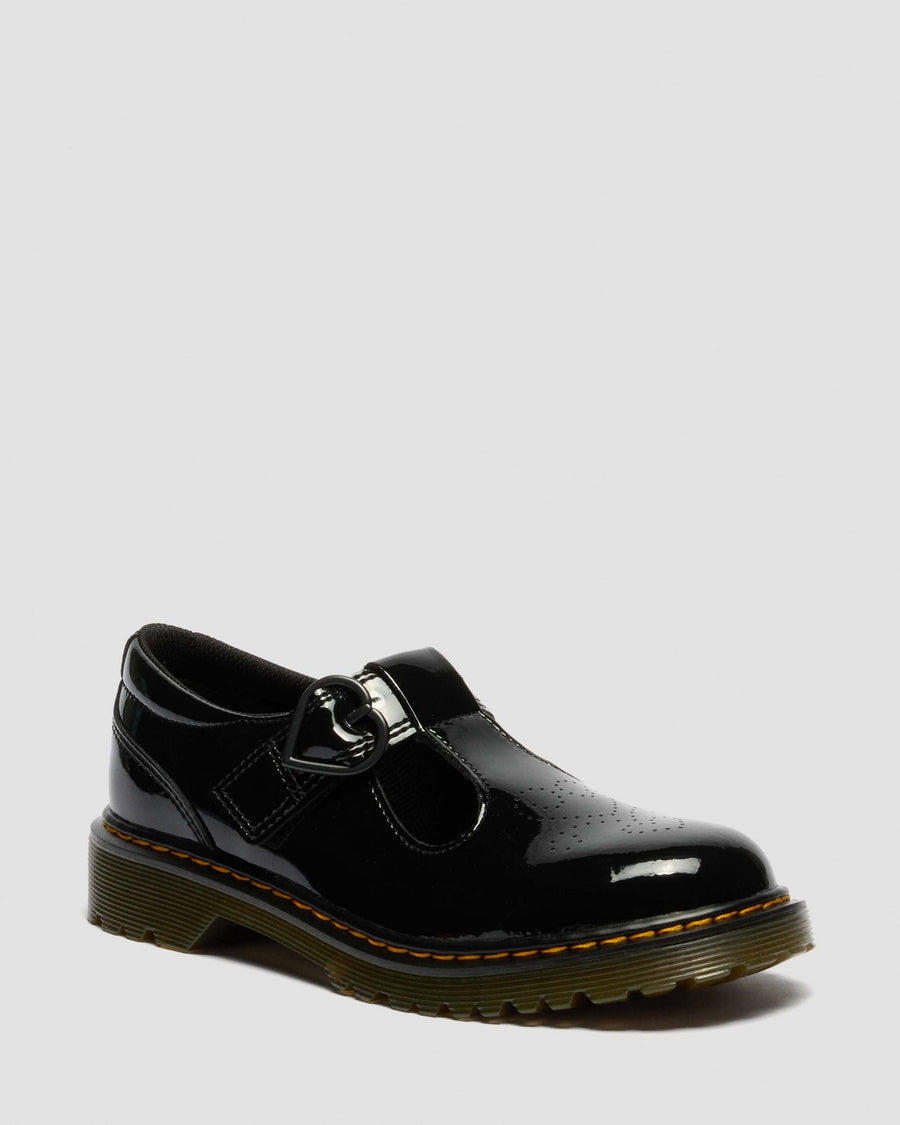 Youth Polly II Heart Patent Leather Shoes - view 1