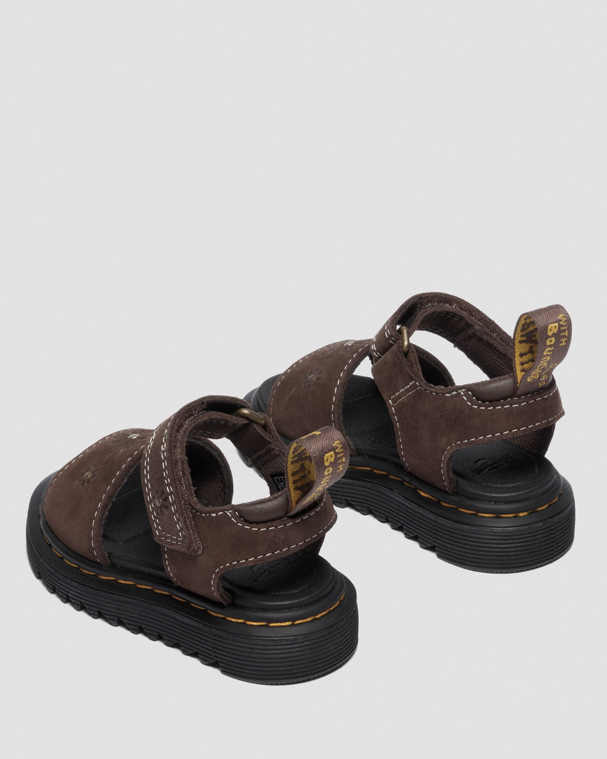 Youth Marlowe Flower Nubuck Strap Sandals - view 5