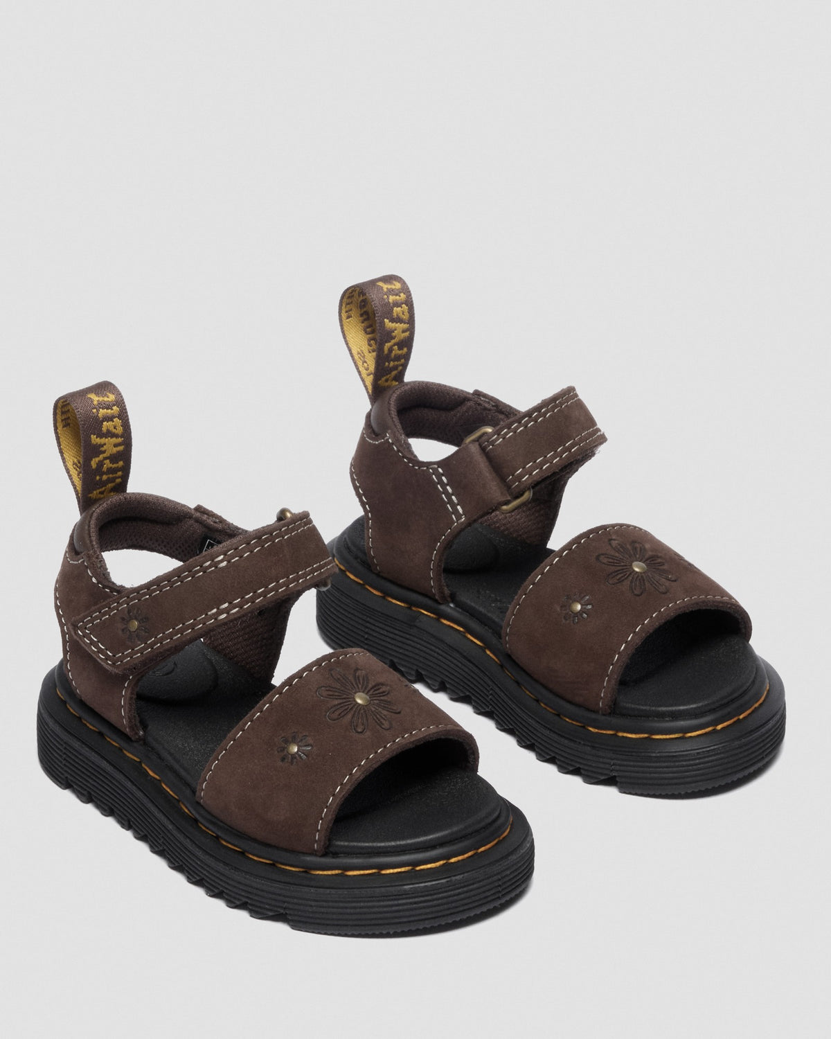 Youth Marlowe Flower Nubuck Strap Sandals - view 4
