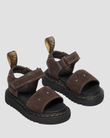 Youth Marlowe Flower Nubuck Strap Sandals - view 4