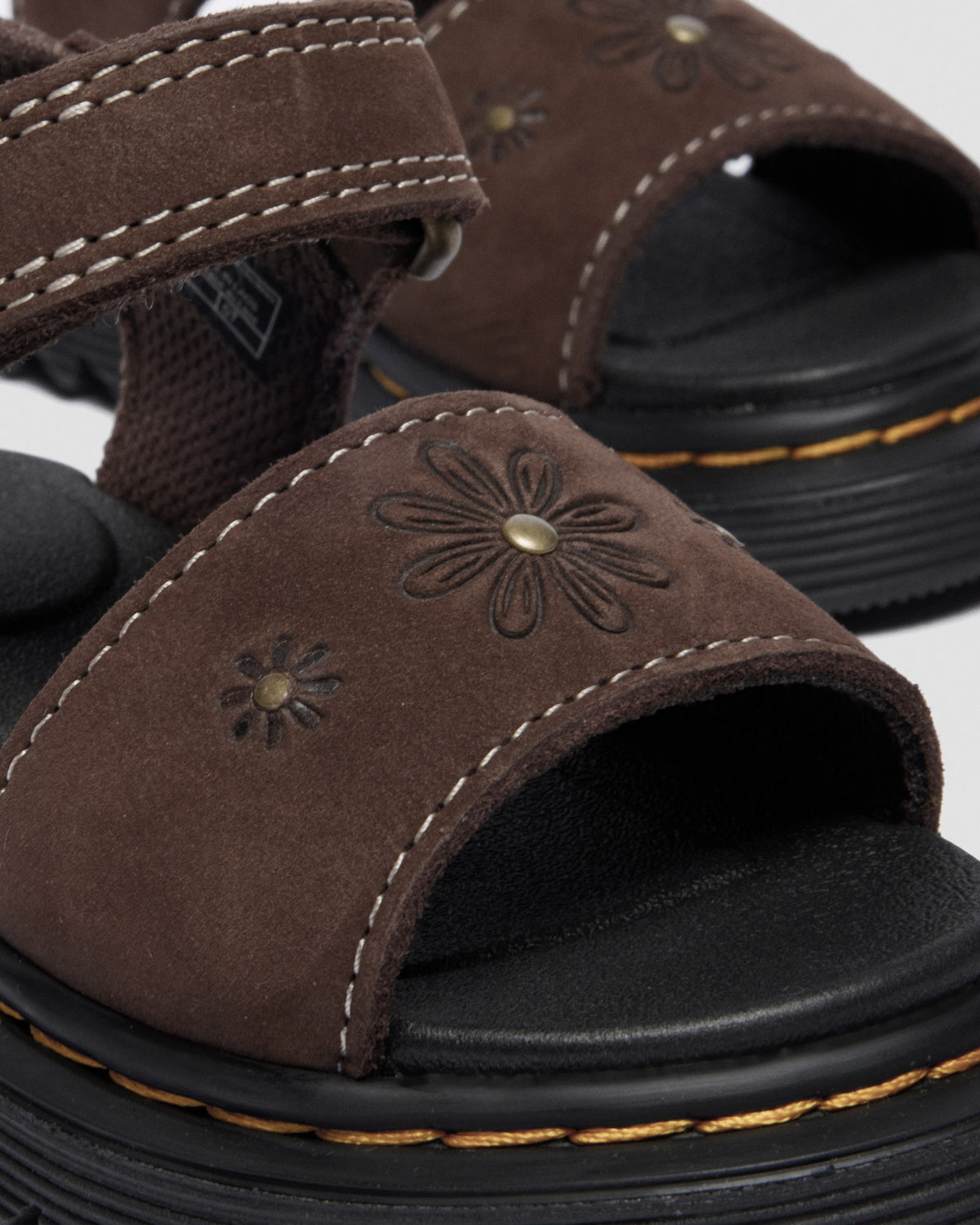 Youth Marlowe Flower Nubuck Strap Sandals - view 3
