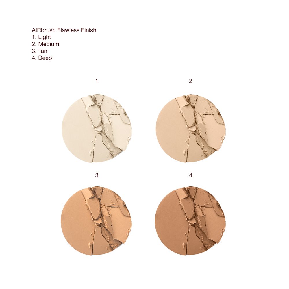 Airbrush Flawless Finish Powder Texture Swatches