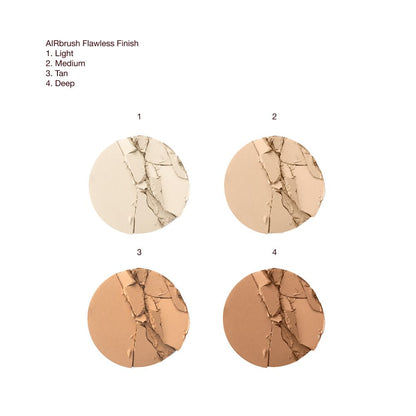 Airbrush Flawless Finish Powder Texture Swatches