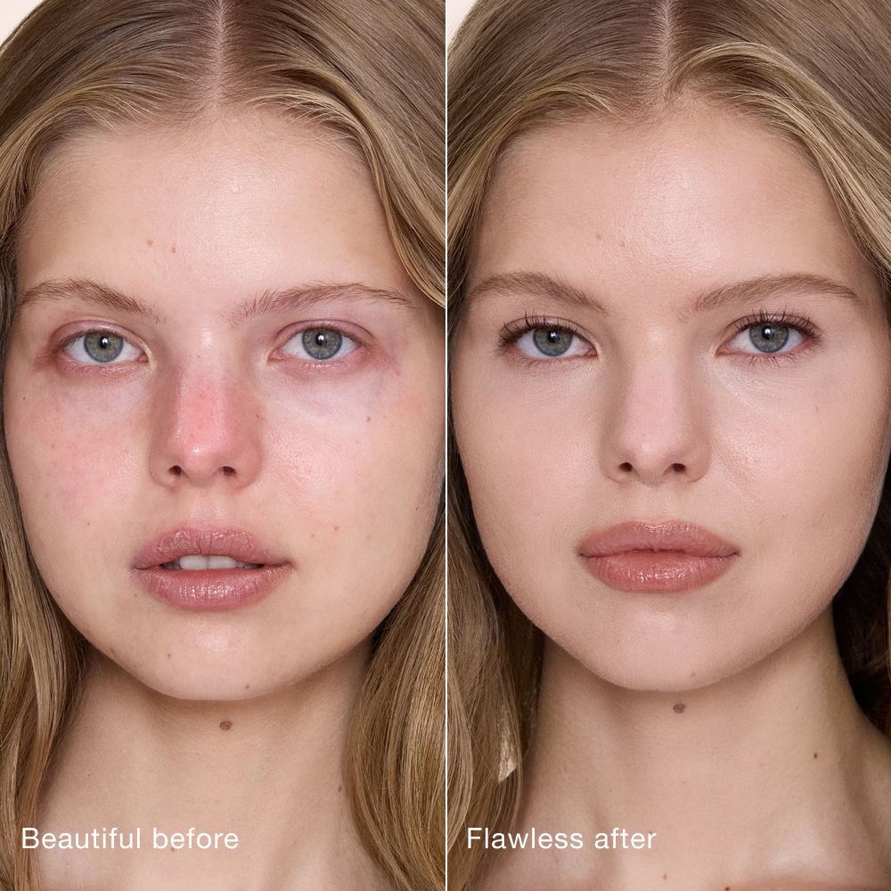 Airbrush Flawless Concealer - 3 fair before and after