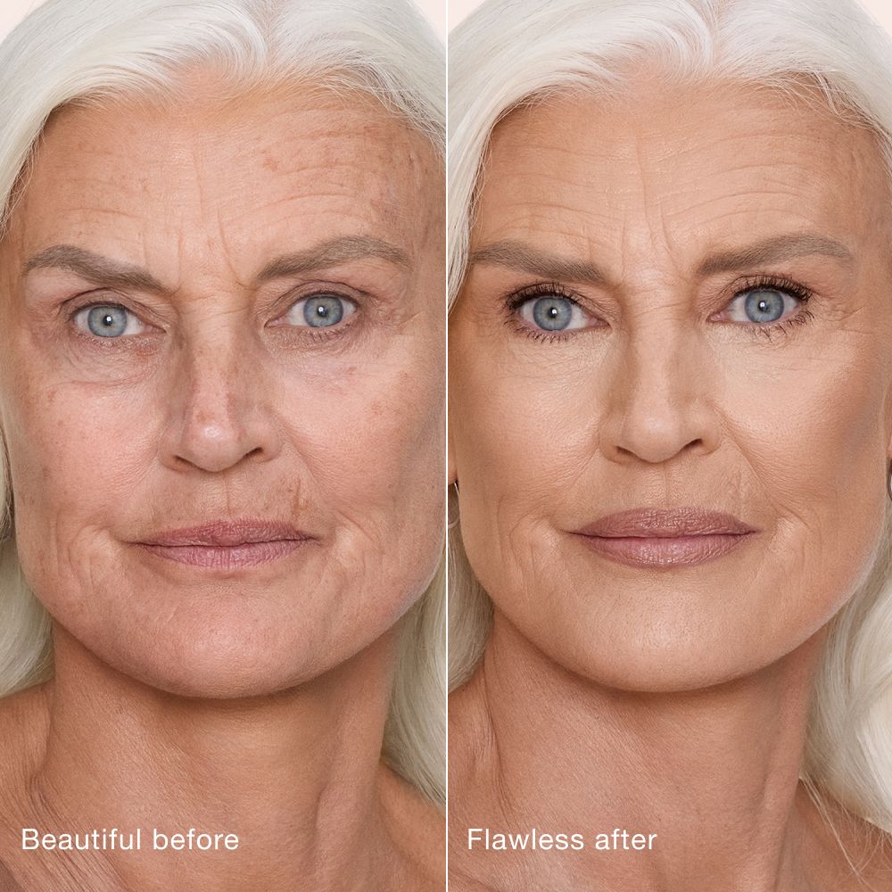 Airbrush Flawless Concealer - 6 Medium before and after