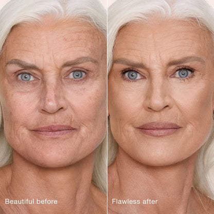 Airbrush Flawless Concealer - 6 Medium before and after
