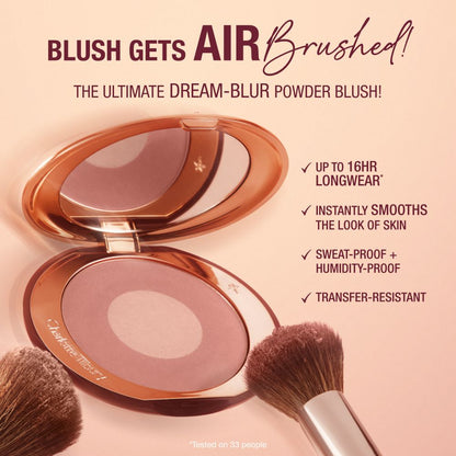 AIRbrush Blush Blur - Infographic Blush gets Airbrushed Swish + Pop