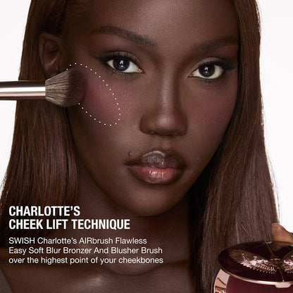 AIRbrush Blush Blur - Infographic Cheek Lift Technique