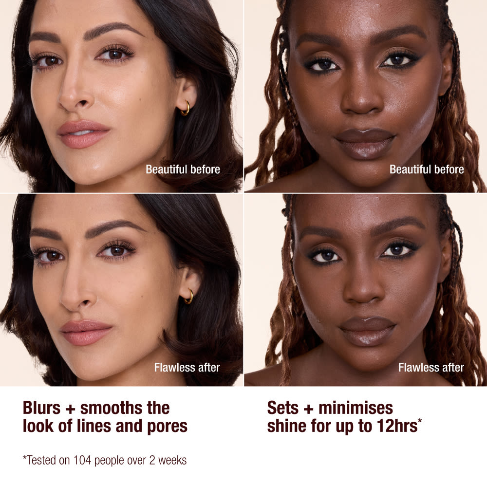 AIRBRUSH FLAWLESS FINISH POWDER SKIN CONCERNS INFOGRAPHIC