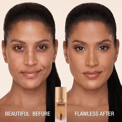 AIRBRUSH FLAWLESS FOUNDATION BEFORE AND AFTER 10 cool