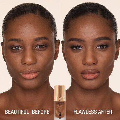 AIRBRUSH FLAWLESS FOUNDATION BEFORE AND AFTER 14 cool