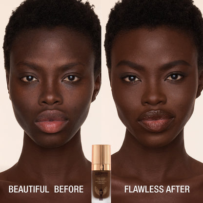 AIRBRUSH FLAWLESS FOUNDATION BEFORE AND AFTER 17 cool