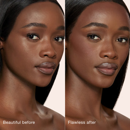 Airbrush Bronzer Deep Before and After