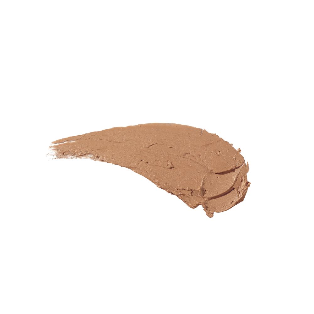 Swatch of a medium-brown cream bronzer.