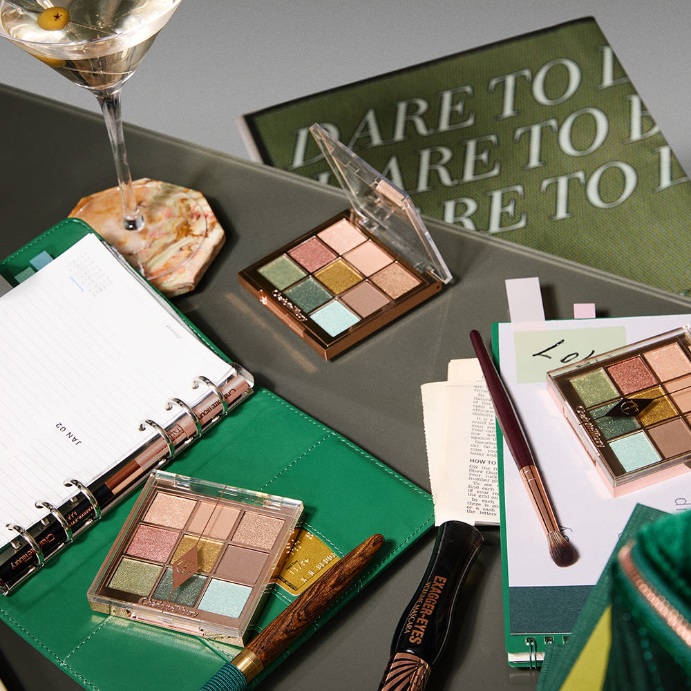 Charlotte's Palette of Beautifying Eye Trends: Limited-Edition Green Eyeshadow Palette