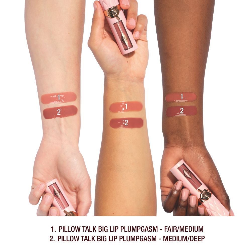 Pillow Talk Big Lip Plumpgasm arm swatches