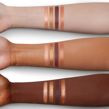 The Queen of Glow Luxury Palette Eyeshadow Arm Swatch