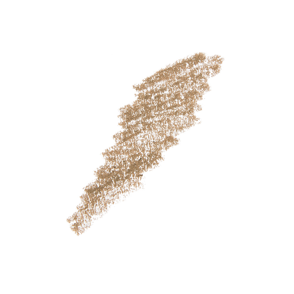Swatch of an eyebrow pencil in a taupe shade.