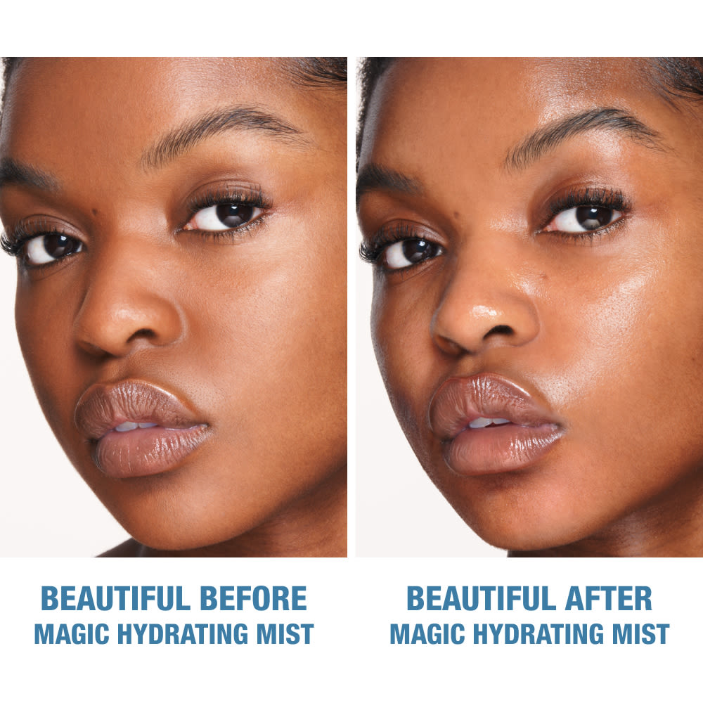 Charlotte Magic Hydrator Mist Before and After