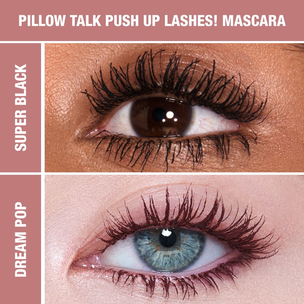 Mascara eye close-ups